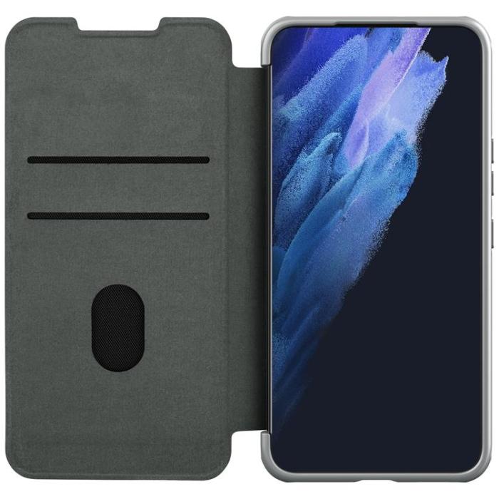 UTGATT5 - Nillkin Galaxy S22 Plus Plånboksfodral Kameraskydd Holster Flip - Grå