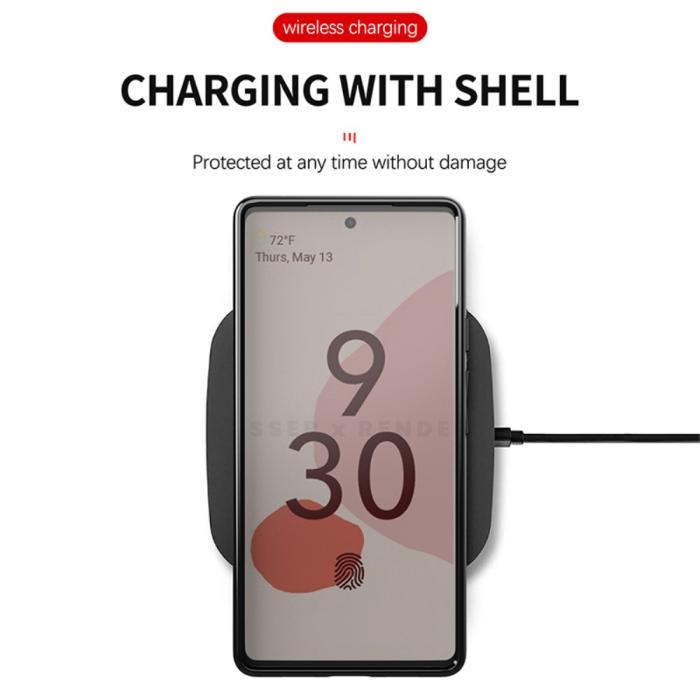 OEM - Thunder Twill Texture Skal Google Pixel 6 - Svart