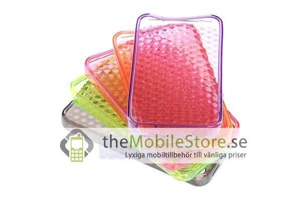 FlexiCase Skal till iPhone 4 - Hexagon (Orange)