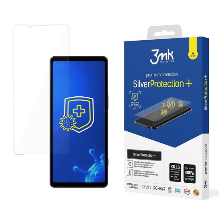 3MK - 3MK Sony Xperia 5 V Plastfilm skärmskydd Silver Protection+