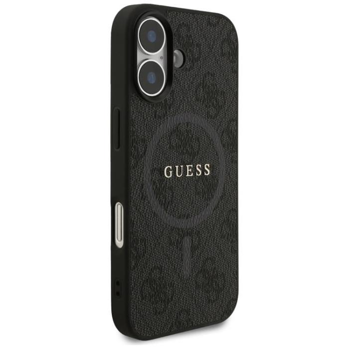 Guess - Guess iPhone 17 Mobilskal MagSafe 4G Ring Classic Logo - Svart