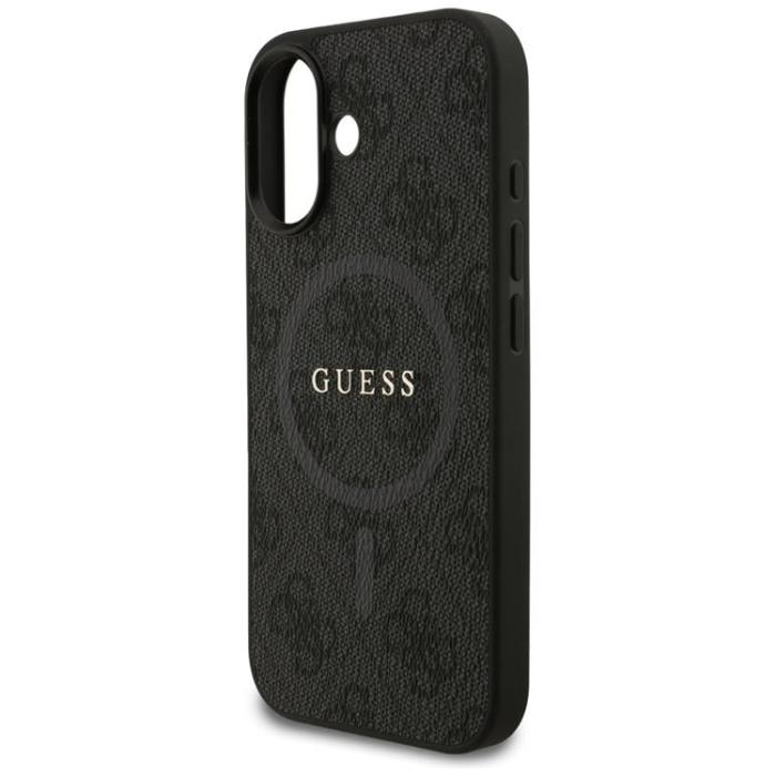 Guess - Guess iPhone 17 Mobilskal MagSafe 4G Ring Classic Logo - Svart