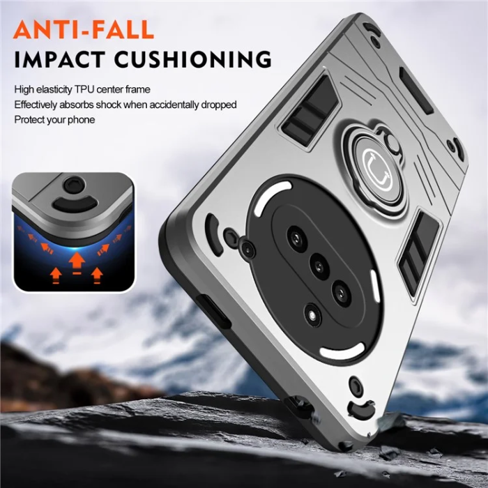 A-One Brand - Nothing Phone (3a) Mobilskal Camshield Kickstand - Grå