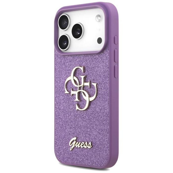 Guess - Guess iPhone 17 Pro Mobilskal Fixed Glitter Big 4G - Lilac