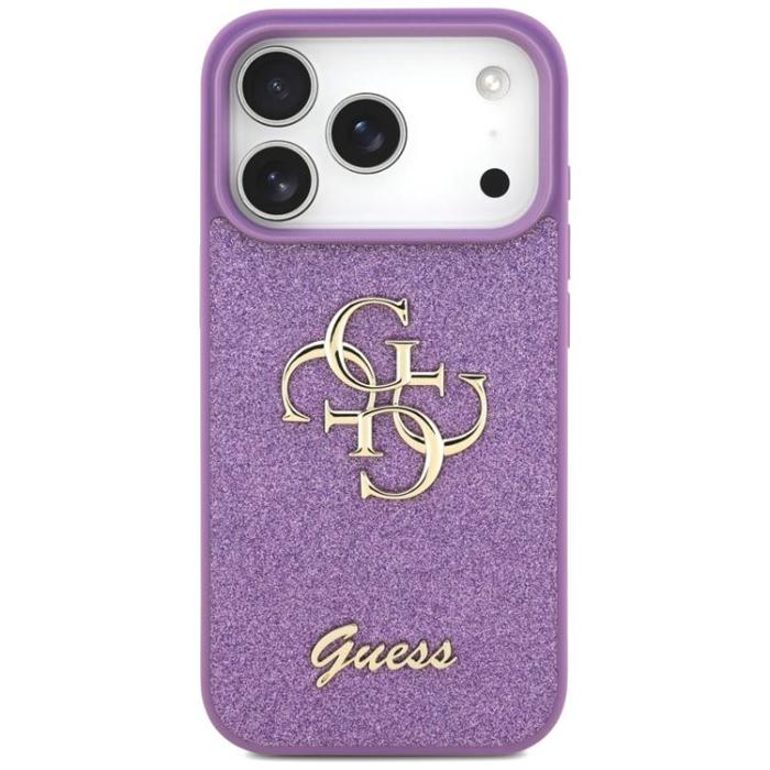 Guess - Guess iPhone 17 Pro Mobilskal Fixed Glitter Big 4G - Lilac