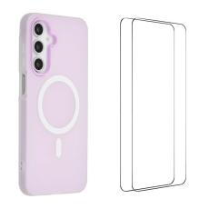 WANLONFENG - WANLONFENG Mobilskal till Samsung Galaxy A55 5G Matt PC TPU - Lila