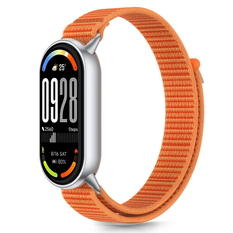Tech-Protect Xiaomi Smart Band 8/9/10/NFC Armband Nylon Stripe - Orange | 5123 | AlltMobil