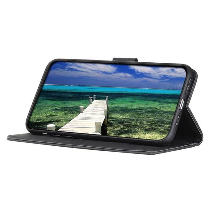 UTGATT1 - KHAZNEH Asus Zenfone 9 Plånboksfodral Retro Flip - Svart
