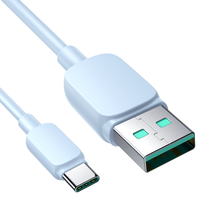 Joyroom - Joyroom USB-C till USB-A kabel 3A 1.2m - Blå