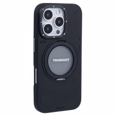 A-One Brand - Youngkit iPhone 16 Pro Max Mobilskal Magafe Rotating Kickstand