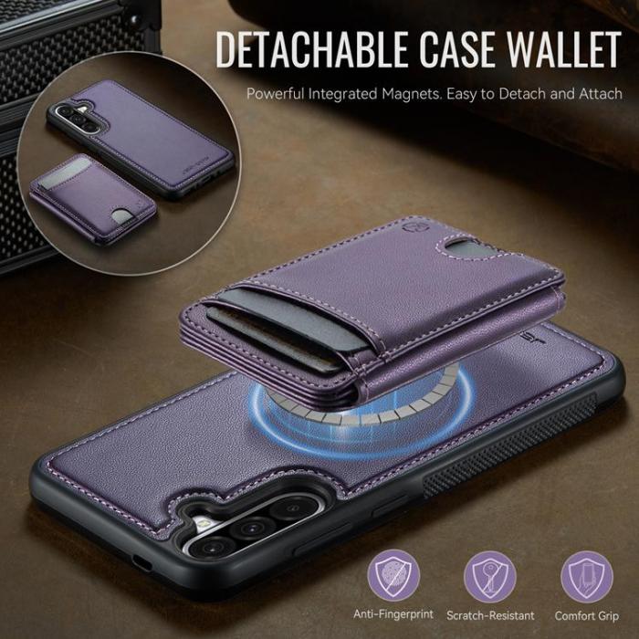 OEM - JEEHOOD Samsung Galaxy A56 5G Fodral KonstLäder - Lila