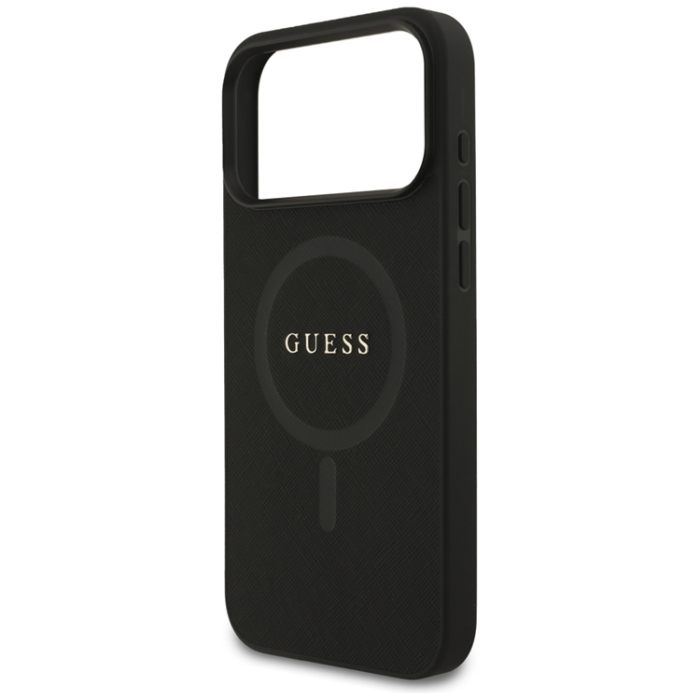 Celly - Guess iPhone 18 Pro Max/17 Pro Max Mobilskal MagSafe Saffiano Classic Logo