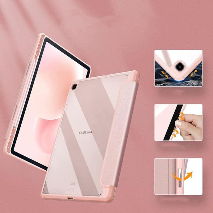 Tech-Protect - Galaxy Tab S6 Lite (2020/2022) Fodral Hybrid Smart - Rosa