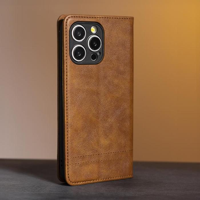 OEM - Galaxy A52s/A52 5G/A52 4G Plånboksfodral Smart Seam - Brun
