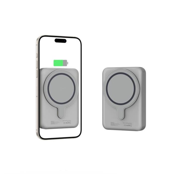 Tech-Protect - Tech-Protect Magsafe Trådlös Powerbank 10000mAh - Titanium