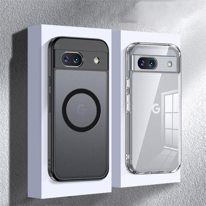 A-One Brand - Google Pixel 8A Mobilskal Magsafe Dual Layer Magnetic - Transparent