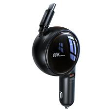 OEM - XUNDD XDCH-094 PD 30W Snabbladdare f&ouml;r bil med 30W Type-C kabel