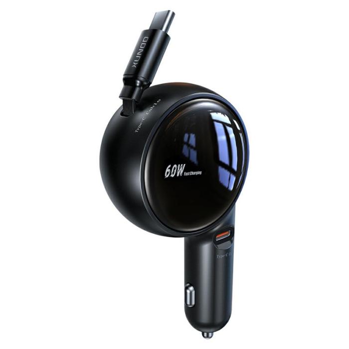 OEM - XUNDD XDCH-094 PD 30W Snabbladdare för bil med 30W Type-C kabel