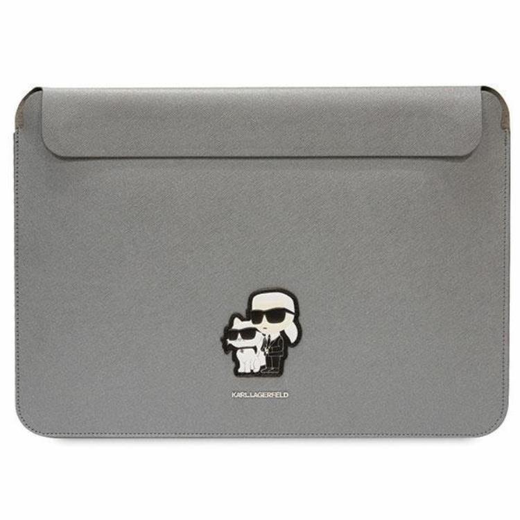 Karl Lagerfeld Datorfodral 16 Saffiano Karl & Choupette - Silver | 264 | AlltMobil