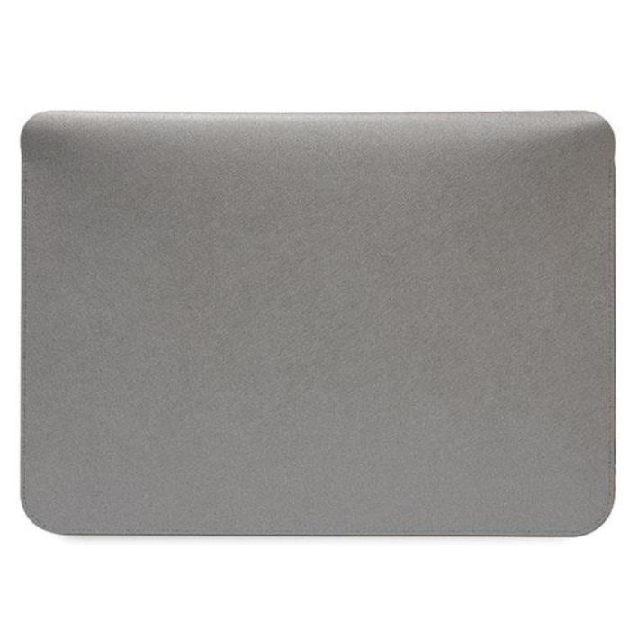 KARL LAGERFELD - Karl Lagerfeld Datorfodral 14'' Saffiano Karl & Choupette - Silver