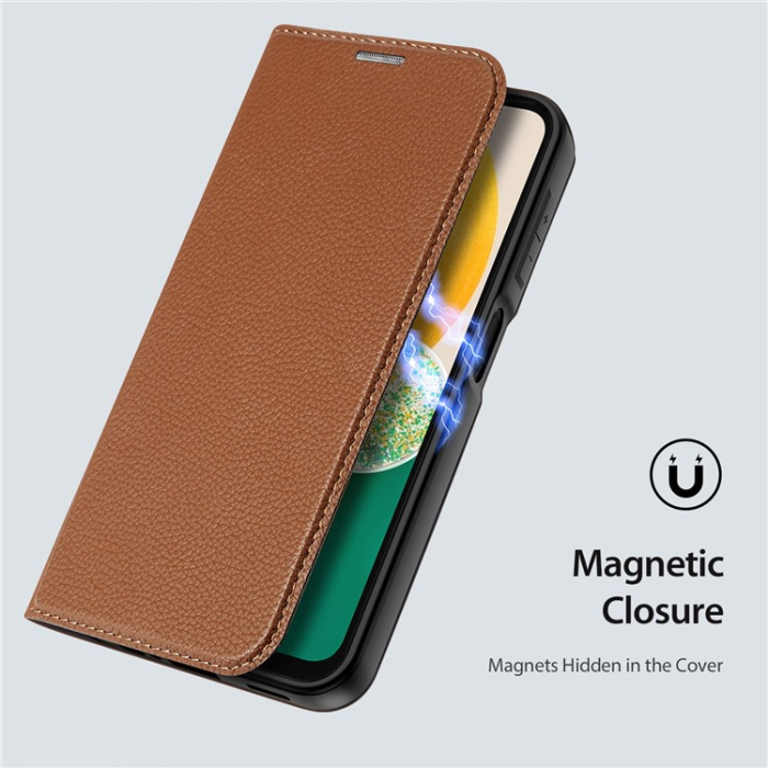 Dux Ducis - Dux Ducis Galaxy A34 5G Plånboksfodral Skin X2 - Brun
