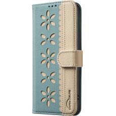 BINFEN COLOR - BINFEN Samsung Galaxy A57 Pl&aring;nboksfodral Konstl&auml;der RFID Skydd - Gr&ouml;n