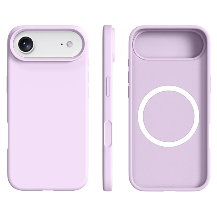 A-One Brand - iPhone 17 Air Mobilskal MagSafe Ultra Thin Silicone - Bean Lila