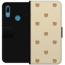 iSecrets - Pl&aring;nboksfodral till Huawei Y6 (2019) med Bj&ouml;rnm&ouml;nster