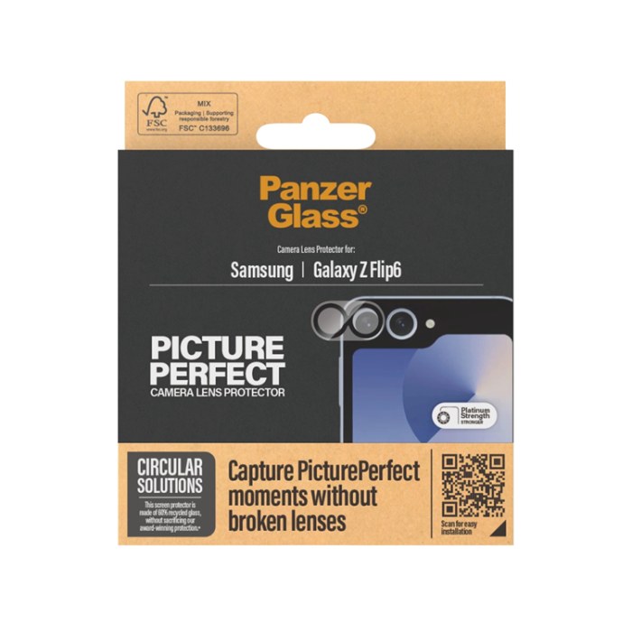 Panzer - Panzer Galaxy Z Flip 6 Kameralinsskydd Härdat Glas Picture Perfect