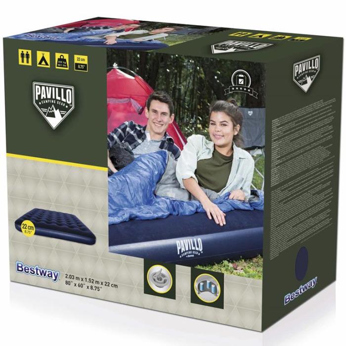 Bestway - BESTWAY Pavillo Luftmadrass 2.03m x 1.52m x 22cm