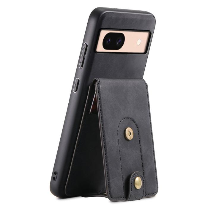 DENIOR - DENIOR D14 Google Pixel 8a Ställfodral i svart Konstläder