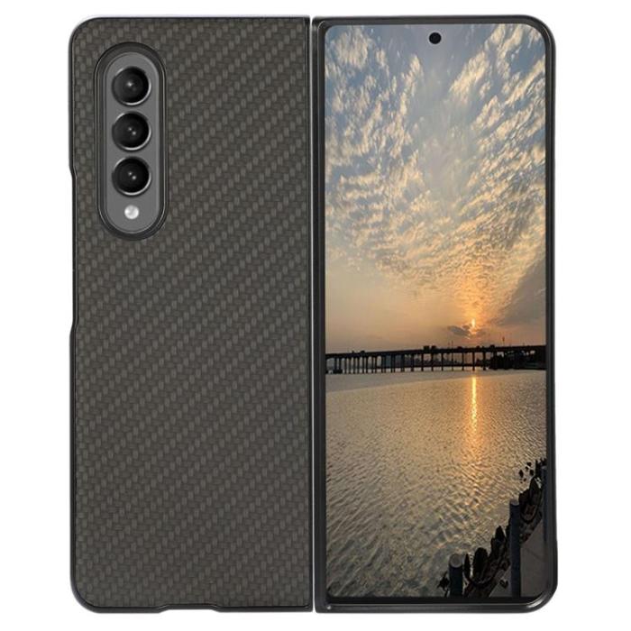 A-One Brand - Galaxy Z Fold 4 Skal Carbon Fiber - Svart