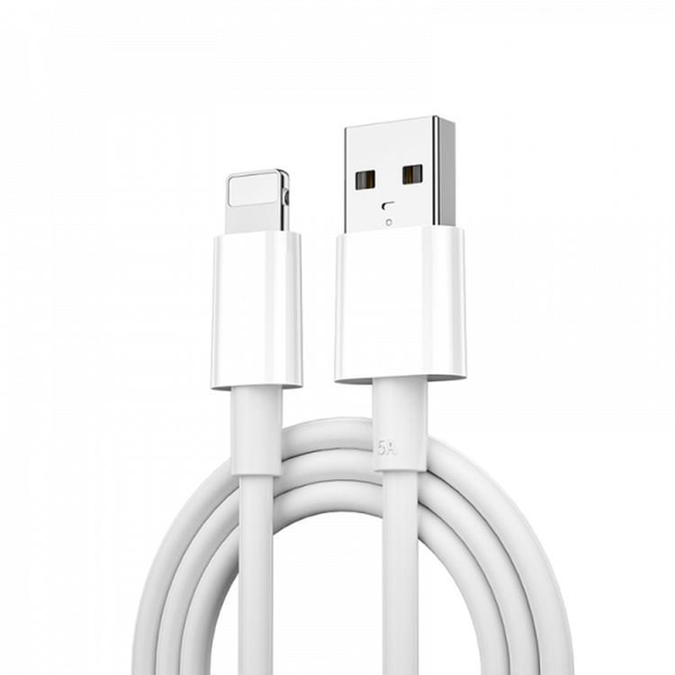 WiWU USB-A Till USB-C Kabel 5A Classic Series - Vit | 3541 | AlltMobil