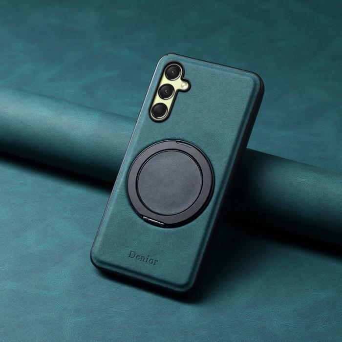 DENIOR - DENIOR A14 Samsung Galaxy A16 5G Fodral Konstläder Blå