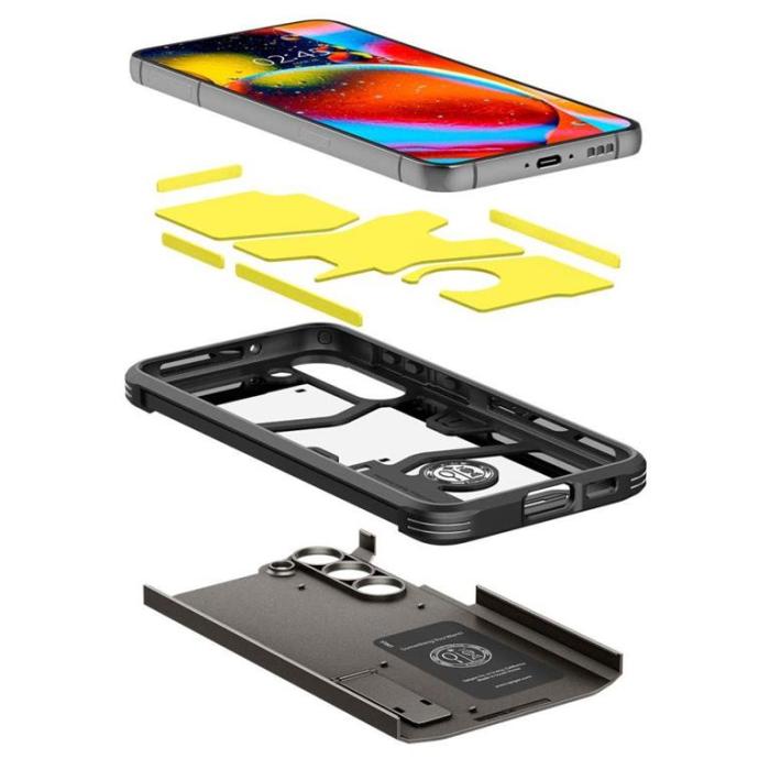 UTGATT - Spigen Galaxy S23 Skal Tough Armor - Gunmetal