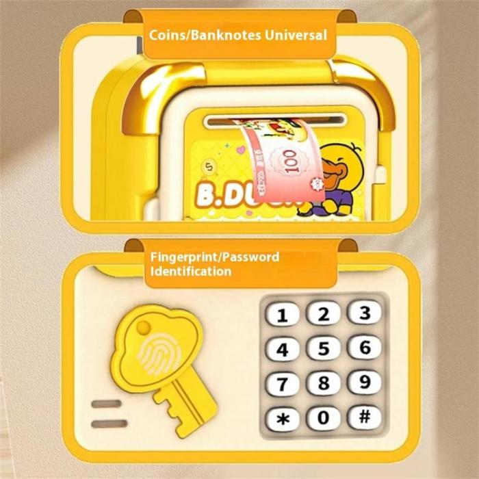 OEM - Spargris för Barn (3-8 år) med Fingeravtrycksigenkänning Sparleksak