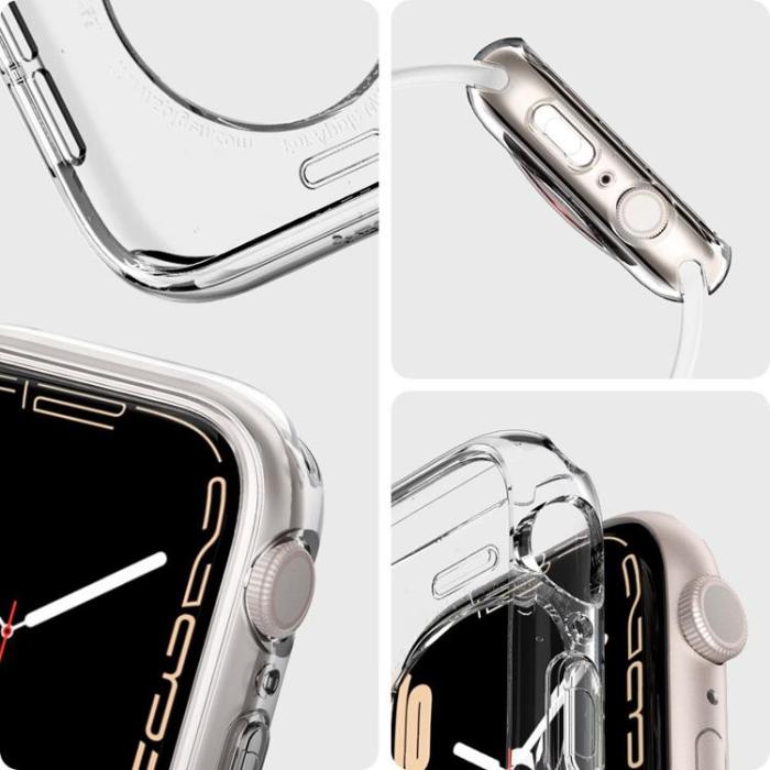 Spigen - Spigen Liquid Crystal Apple Watch 4/5/6/7/8/Se 40/41 mm - Crystal Clear
