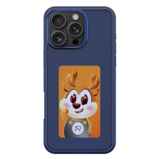 A-One Brand - iPhone 16 Pro Mobilskal E Ink 4-Color Display - Blå