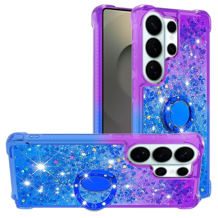 OEM - Mobilskal till Samsung Galaxy S26 Ultra TPU Gradiant Stöd - Lila+Himmelblå