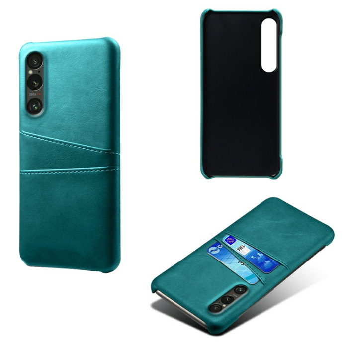 A-One Brand - Sony Xperia 1 VII Mobilskal med Dual Kortfack - Grön