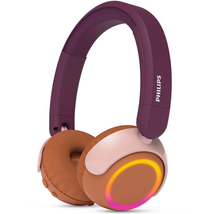 PHILIPS On-Ear Hörlurar Bluetooth Barn Volymbegränsning - Brun | 505771 | AlltMobil