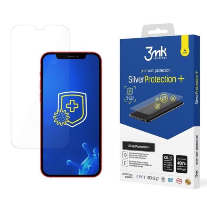 3MK - 3mk iPhone 12 Mini Plastfilm skärmskydd Silver Protection+