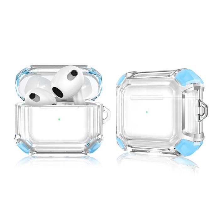 A-One Brand - Dual TPU Skal Airpods 3 - Sky Blå