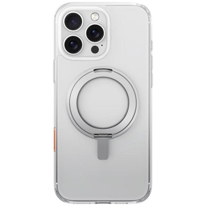 UNIQ - UNIQ iPhone 16 Pro Max Mobilskal Swivix 360 Kickstand - Clear