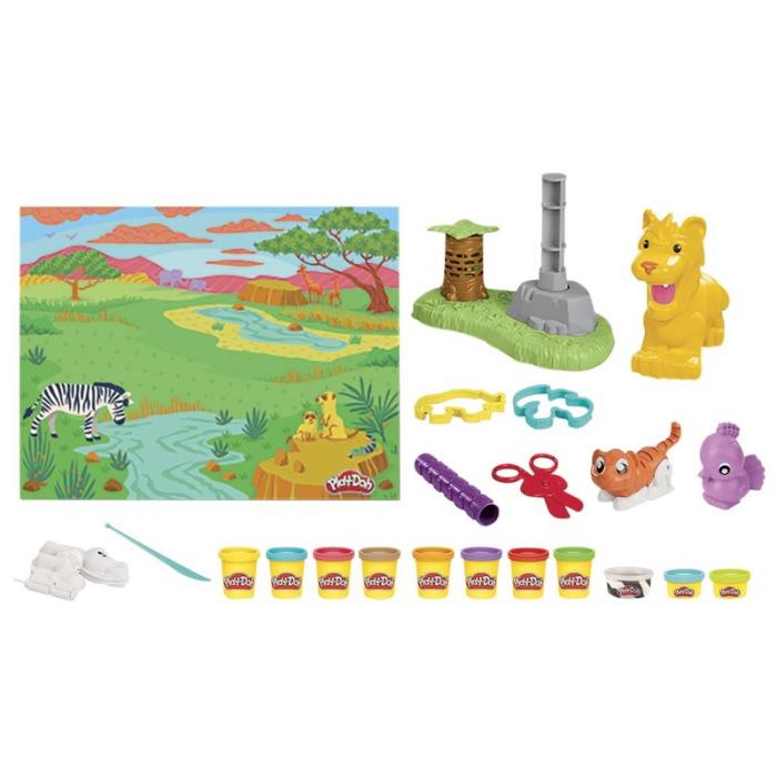 PLAY-DOH - PLAY-DOH Grown Mane Lion And Friends Playset