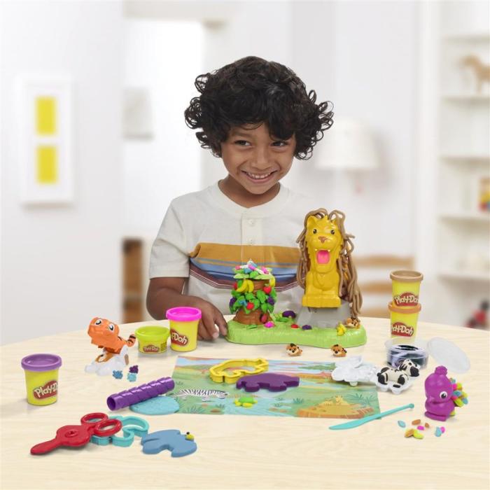 PLAY-DOH - PLAY-DOH Grown Mane Lion And Friends Playset