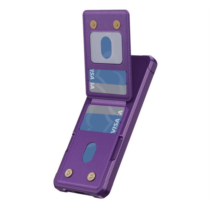 OEM - Mobilfodral för Samsung Galaxy S26 Plus Kickstand Kortfack - Lila
