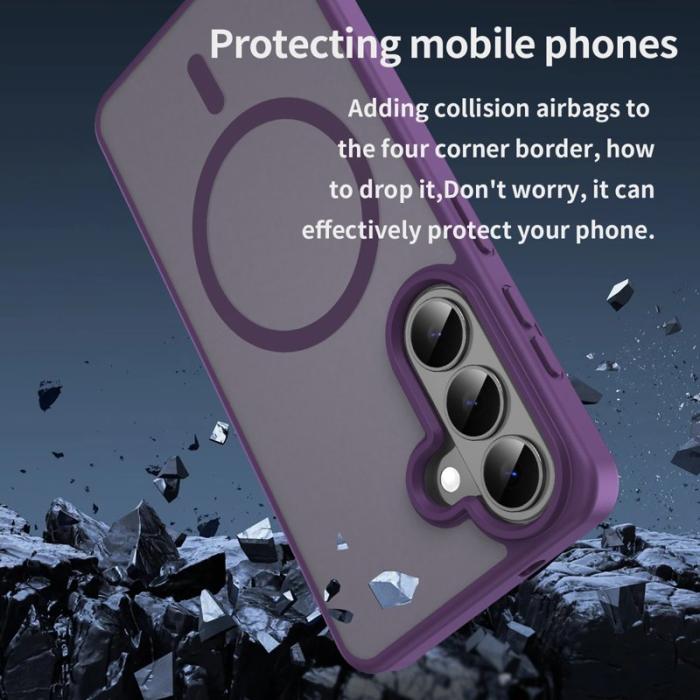 OEM - Mobilskal för Samsung Galaxy S26 Magnetiskt TPU + PC - Lila