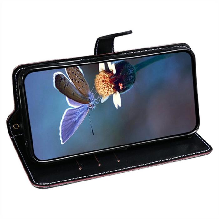 IDEWEI - IDEWEI Mobilfodral för Samsung Galaxy S26 Ultra Konstläder Flip - Blå