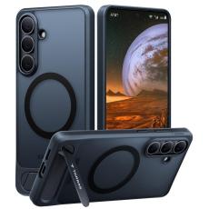Torras - Torras Mobilskal f&ouml;r Samsung Galaxy S26 Magnetiskt Plast med Kickstand - Svart